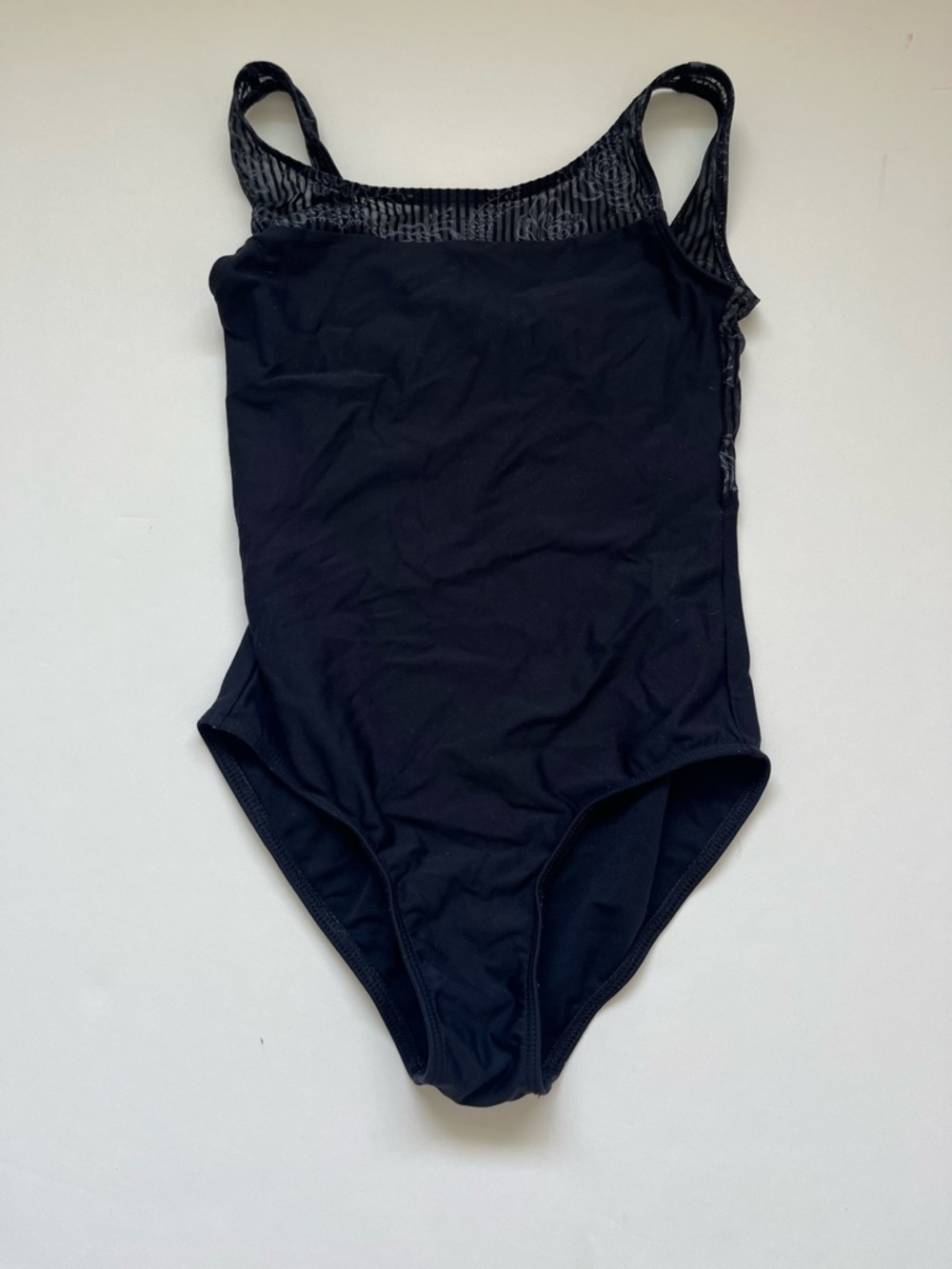 Black Wear Moi leotard size kids 12/14